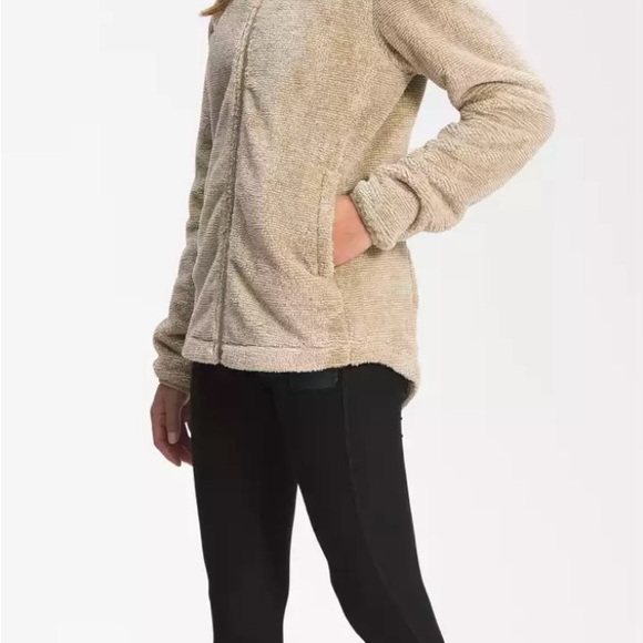 The North Face Cream Teddy Jacket Plush Fleece Full-Zip - Picture 4 of 5